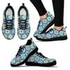 Mosaic Pattern Print Sneaker Shoes For Men Women-grizzshop