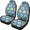 Mosaic Pattern Print Universal Fit Car Seat Covers-grizzshop