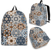 Mosaic Print Pattern Backpack-grizzshop