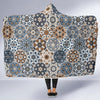 Mosaic Print Pattern Hooded Blanket-grizzshop