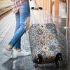 Mosaic Print Pattern Luggage Cover Protector-grizzshop