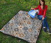 Mosaic Print Pattern Quilt-grizzshop