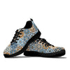 Mosaic Print Pattern Sneaker Shoes For Men Women-grizzshop