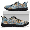 Mosaic Print Pattern Sneaker Shoes For Men Women-grizzshop