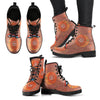 Mosaic Sun and Moon Women's Leather Boots-grizzshop