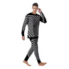 Motion Illusion Angular Swirl Print Men's Pajamas-grizzshop