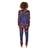 Motion Psychedelic Illusory Print Women's Pajamas-grizzshop