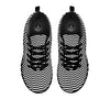 Motion Spiral Illusory Print Black Sneaker-grizzshop