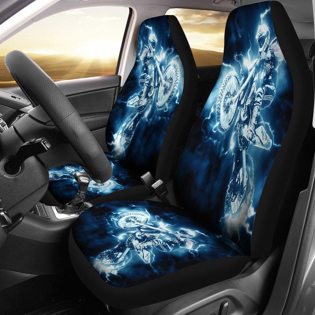 Motocross Motorbike Universal Fit Car Seat Covers-grizzshop