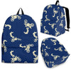 Motocross Pattern Print Backpack-grizzshop