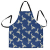 Motocross Pattern Print Men's Apron-grizzshop