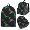 Motocross Print Pattern Backpack-grizzshop