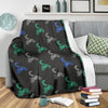 Motocross Print Pattern Blanket-grizzshop