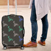 Motocross Print Pattern Luggage Cover Protector-grizzshop