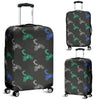 Motocross Print Pattern Luggage Cover Protector-grizzshop