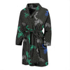 Motocross Print Pattern Men Long Robe-grizzshop