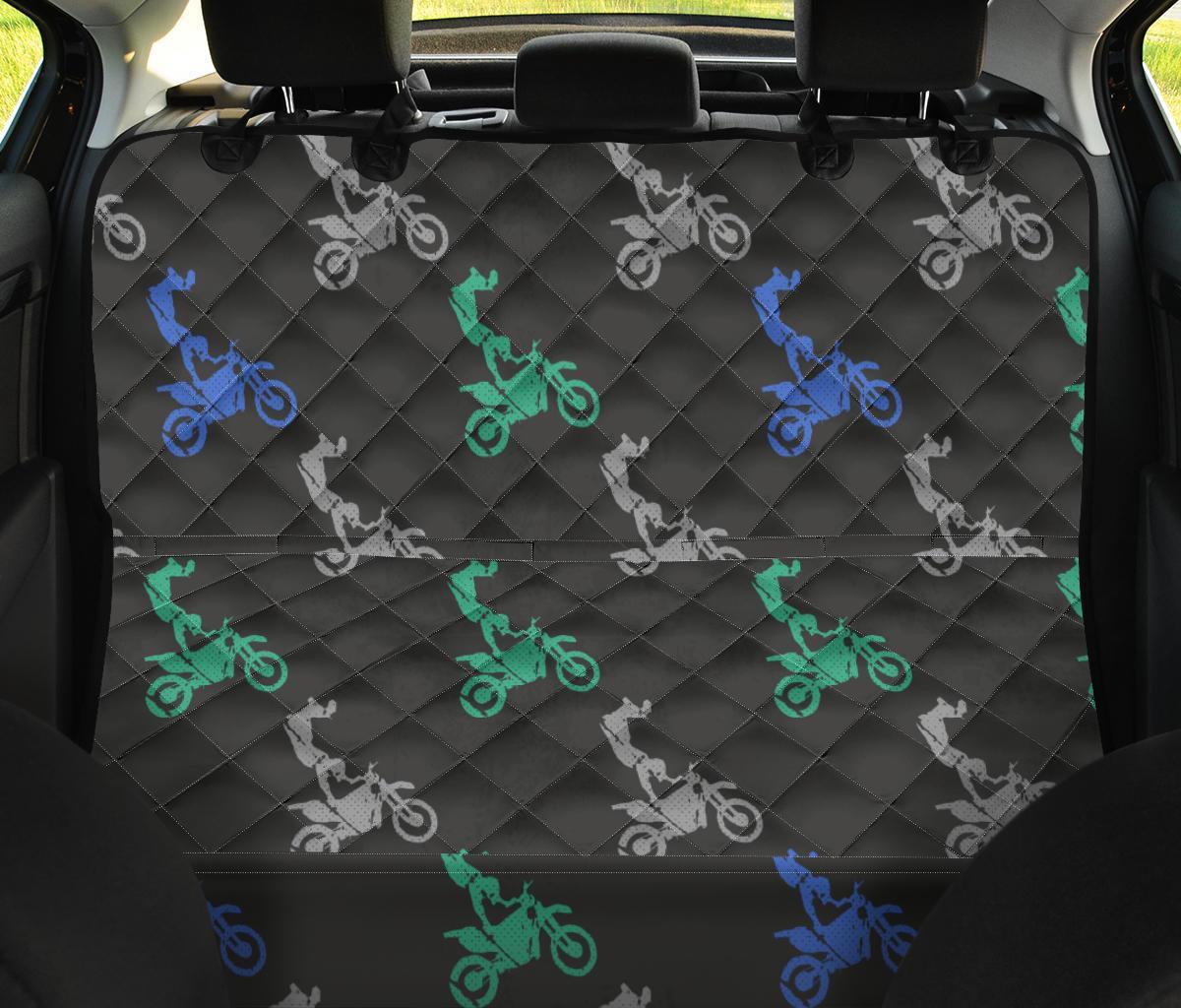 Motocross Print Pattern Pet Car Seat Cover-grizzshop