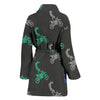 Motocross Print Pattern Women Long Robe-grizzshop