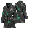 Motocross Print Pattern Women Long Robe-grizzshop