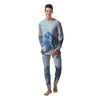 Mountain Alps Print Men's Pajamas-grizzshop