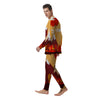 Mountain Autumn Print Men's Pajamas-grizzshop