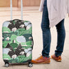 Mountain Cartoon Pattern Print Luggage Cover Protector-grizzshop