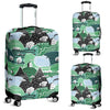 Mountain Cartoon Pattern Print Luggage Cover Protector-grizzshop