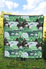 Mountain Cartoon Pattern Print Quilt-grizzshop