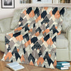 Mountain Pattern Print Blanket-grizzshop