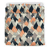 Mountain Pattern Print Duvet Cover Bedding Set-grizzshop