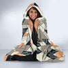 Mountain Pattern Print Hooded Blanket-grizzshop