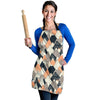 Mountain Pattern Print Women's Apron-grizzshop