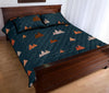 Mountain Print Pattern Bed Set Quilt-grizzshop