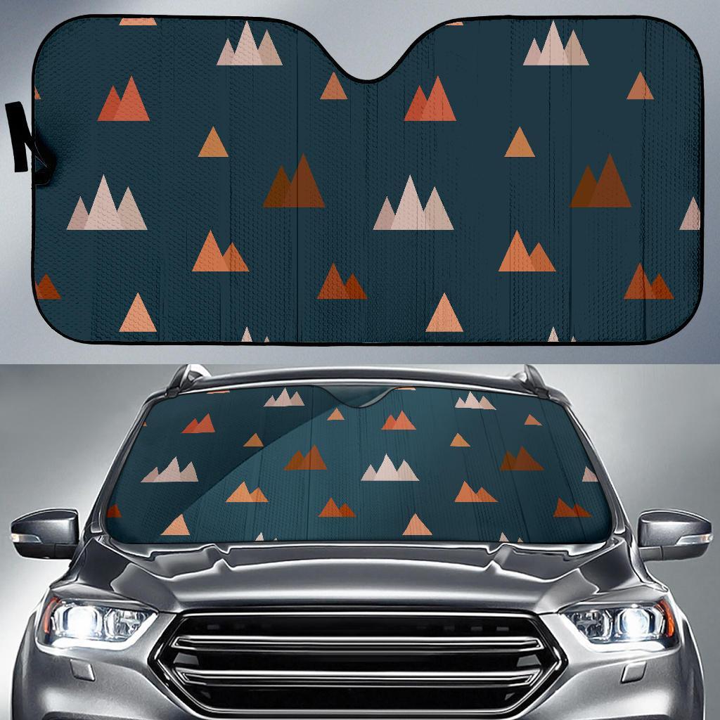 Mountain Print Pattern Car Sun Shade-grizzshop