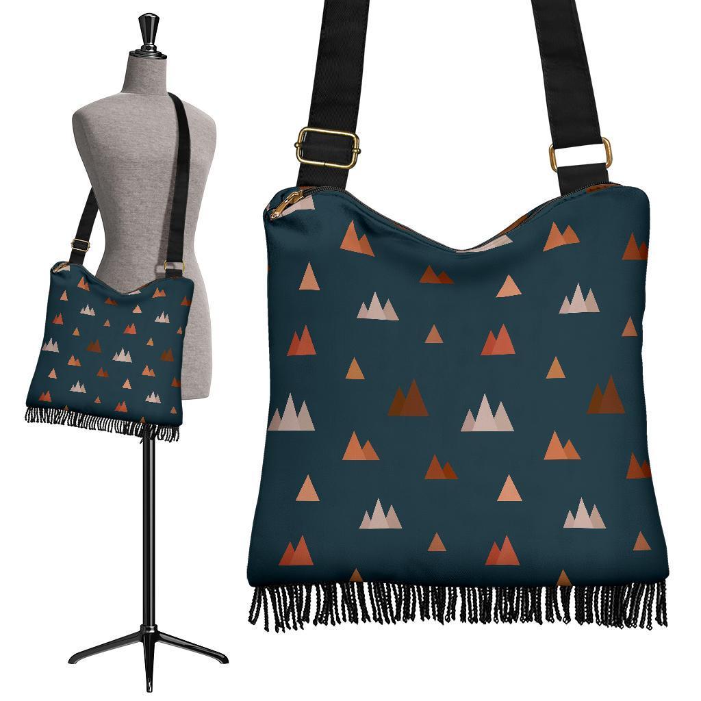 Mountain Print Pattern Crossbody bags-grizzshop