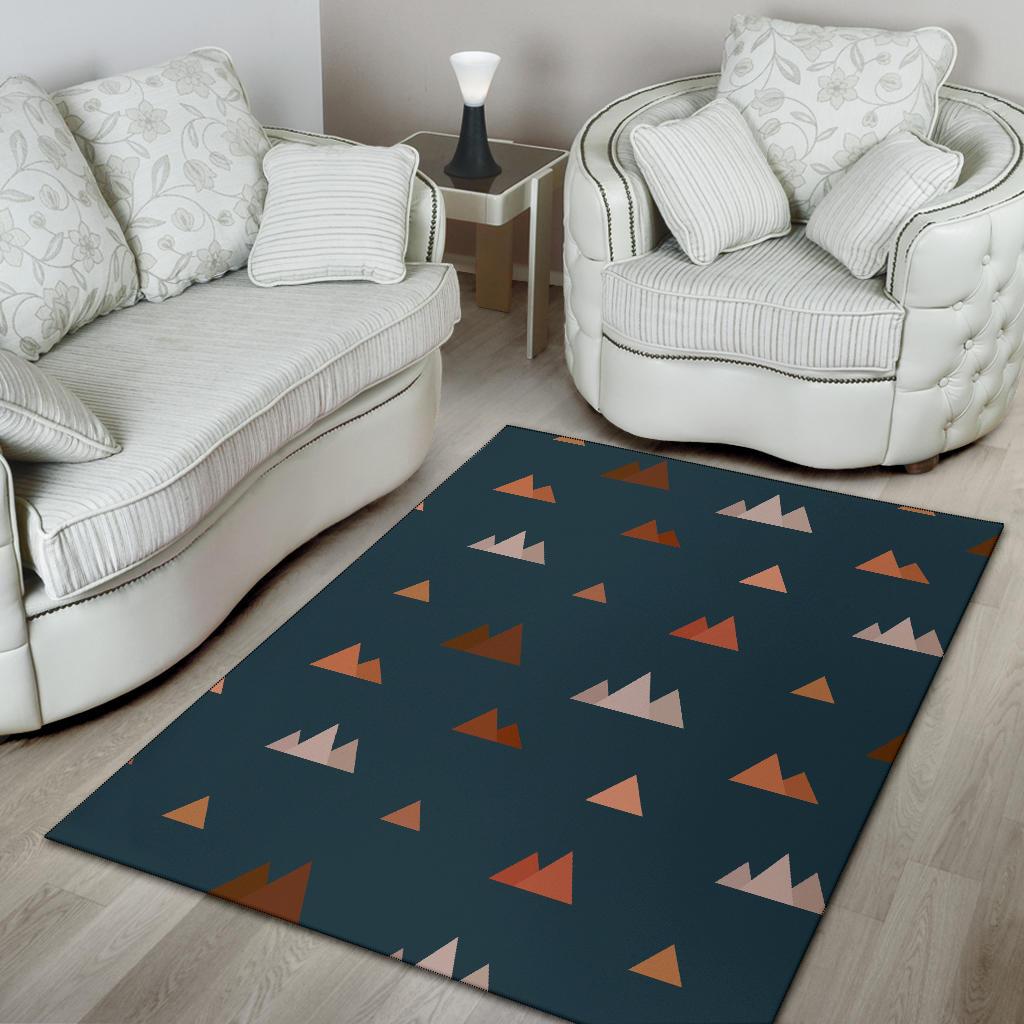 Mountain Print Pattern Floor Mat-grizzshop