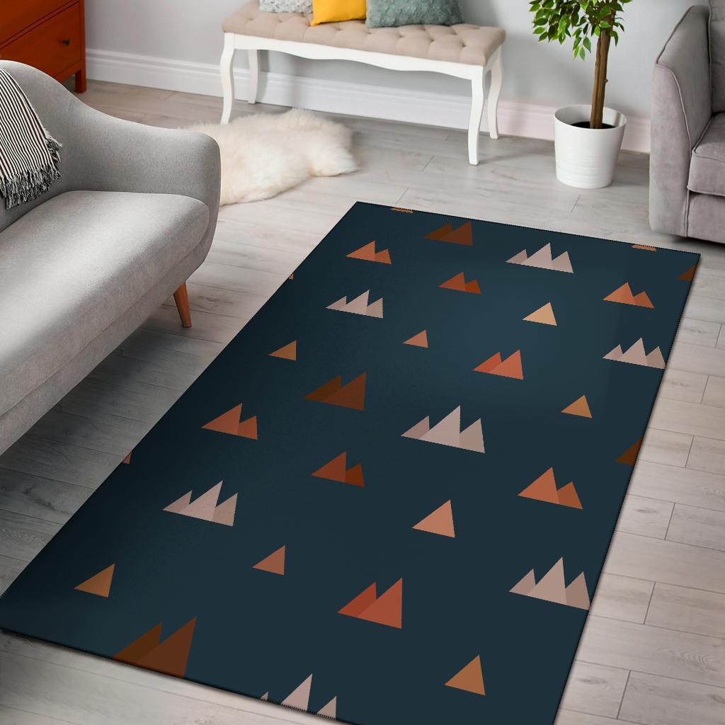 Mountain Print Pattern Floor Mat-grizzshop