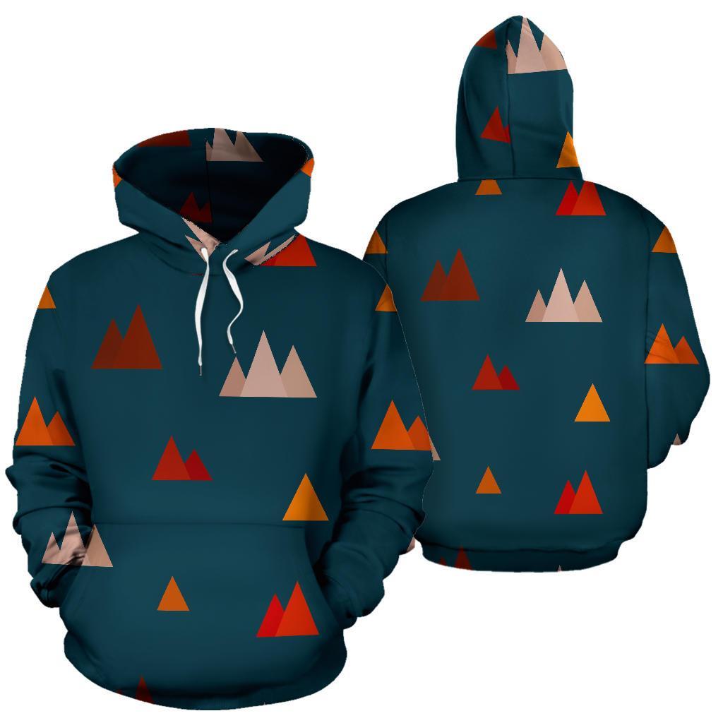 Mountain Print Pattern Men Women Pullover Hoodie-grizzshop