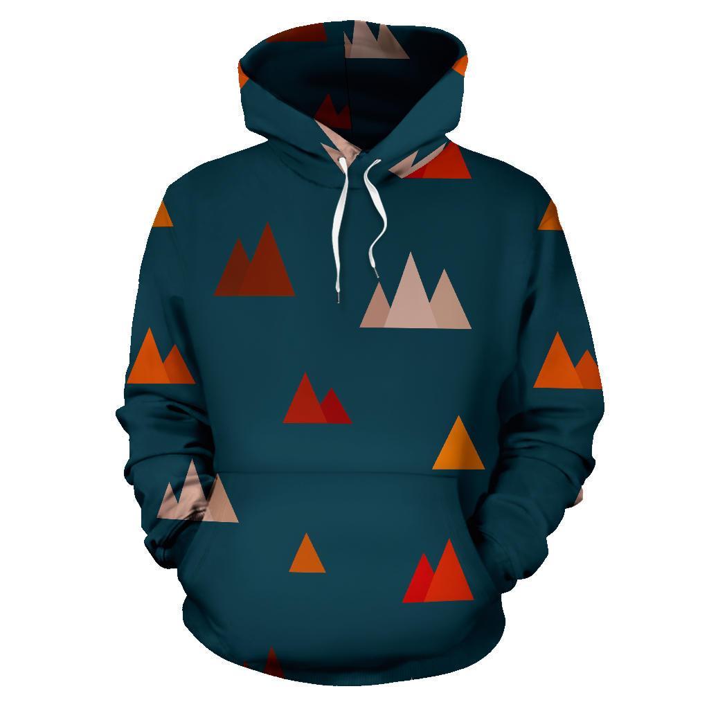 Mountain Print Pattern Men Women Pullover Hoodie-grizzshop