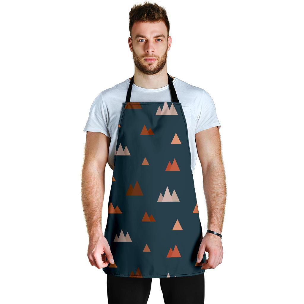 Mountain Print Pattern Men's Apron-grizzshop