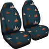 Mountain Print Pattern Universal Fit Car Seat Covers-grizzshop