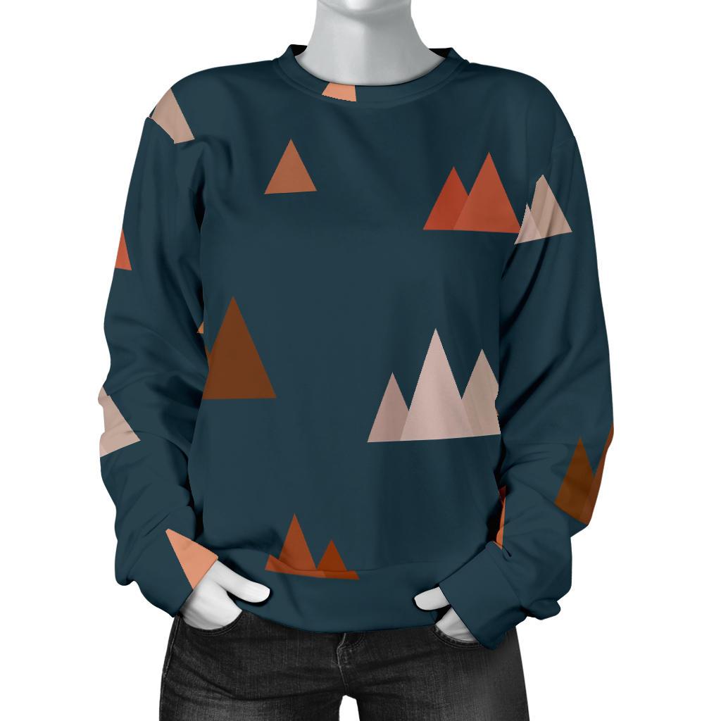 Mountain Print Pattern Women's Sweatshirt-grizzshop