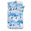 Mountain Snow Pattern Print Duvet Cover Bedding Set-grizzshop