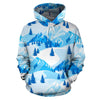 Mountain Snow Pattern Print Men Women Pullover Hoodie-grizzshop