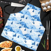 Mountain Snow Pattern Print Men's Apron-grizzshop