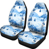 Mountain Snow Pattern Print Universal Fit Car Seat Covers-grizzshop