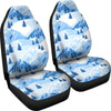 Mountain Snow Pattern Print Universal Fit Car Seat Covers-grizzshop