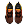 Mountain Sunset Print Black Sneaker-grizzshop