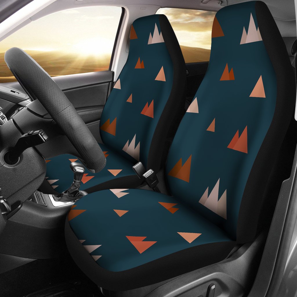Mountain Print Pattern Universal Fit Car Seat Covers-grizzshop