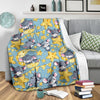 Mouse Cheese Pattern Print Blanket-grizzshop